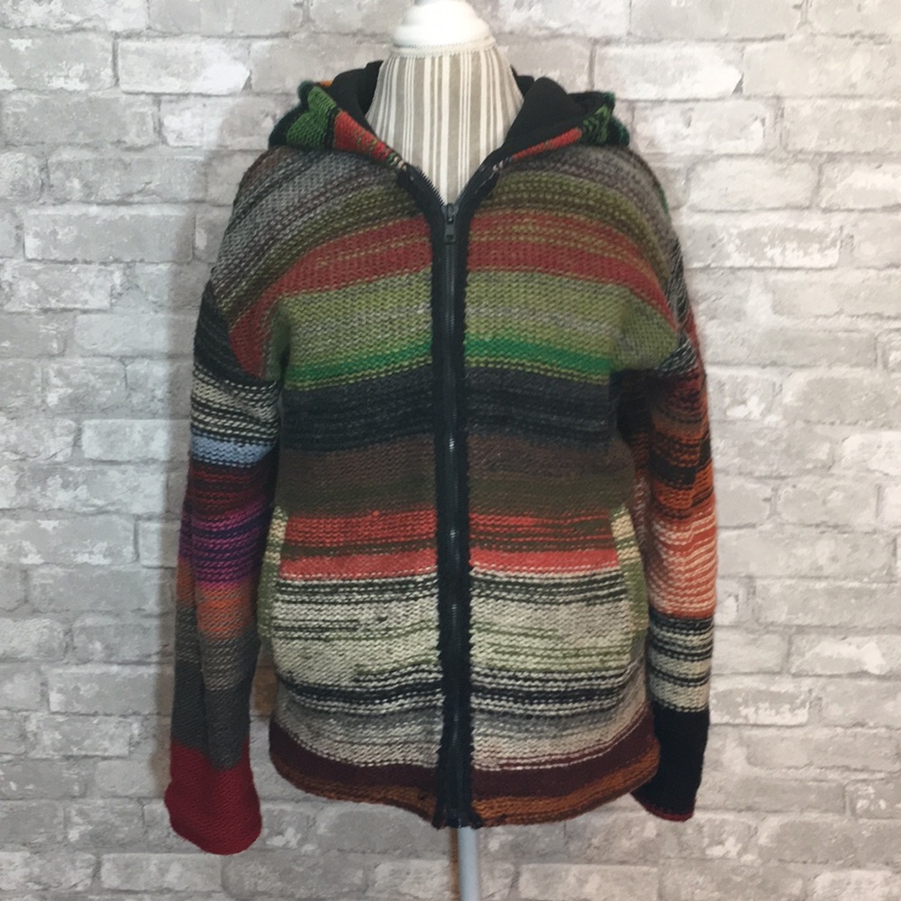 Unisex 100% Wool Nepal Jacket